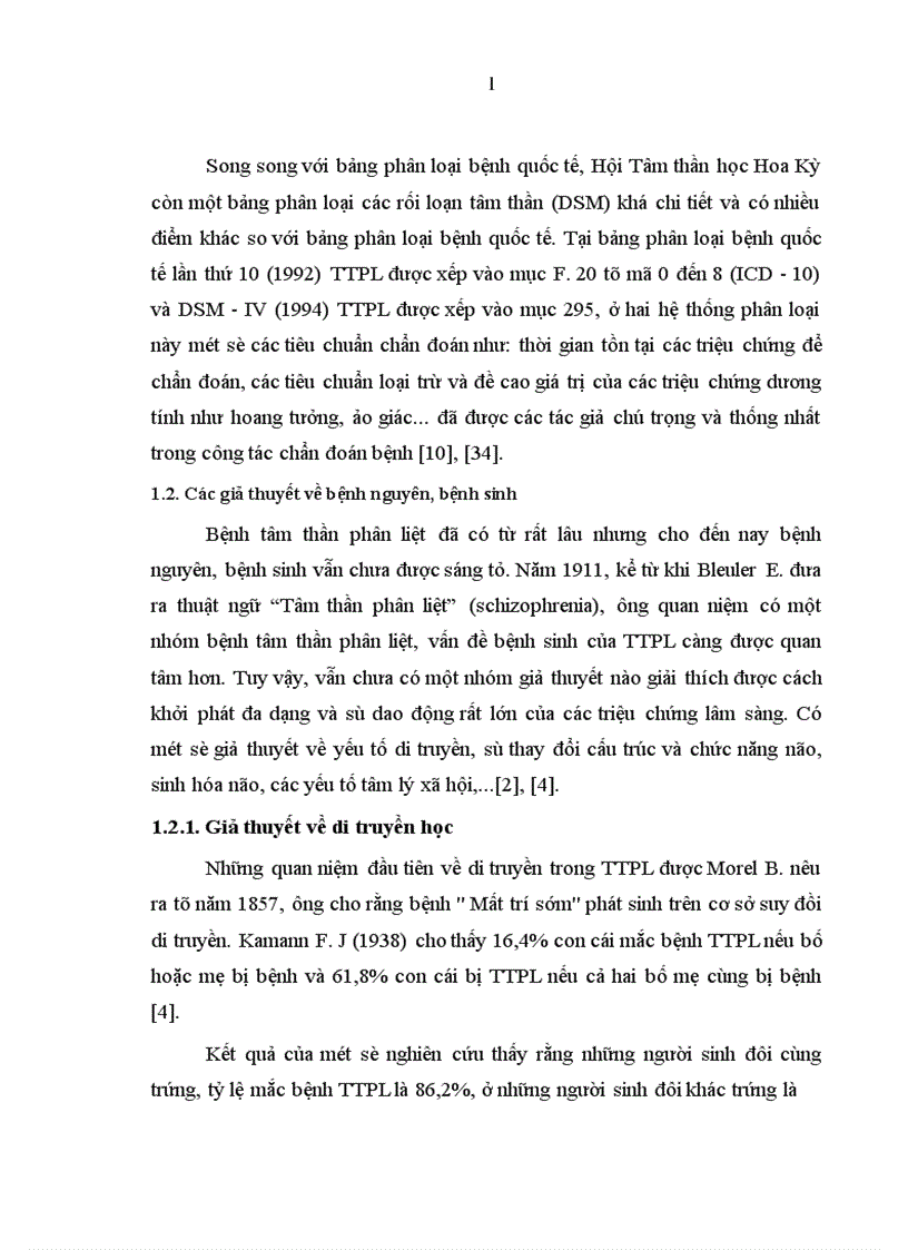 image for page Nghiên cứu đặc điểm lâm sàng ở bệnh nhân tâm thần phân liệt thể thanh xuân 1