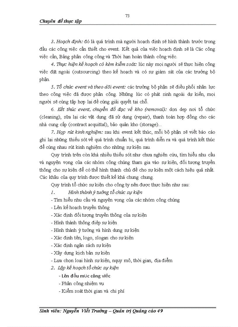 image for page Hoạt động tổ chức sự kiện tại Công ty Cổ phần Truyền thông Màu Xanh Blue Communication Thực trạng và giải pháp 1