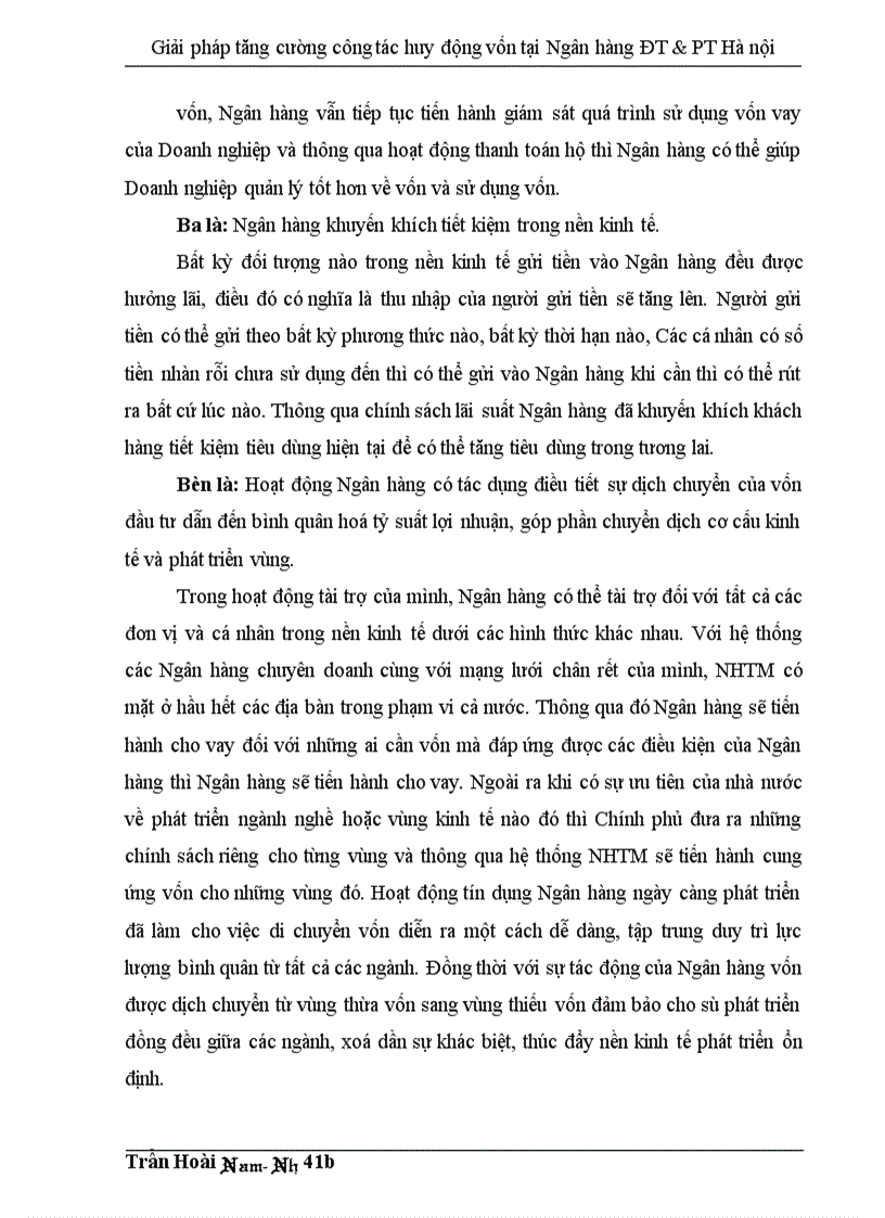 image for page Giải pháp tăng cường công tác huy động vốn tại Ngân hàng Đầu tư và Phát triển thành phố Hà nội 1