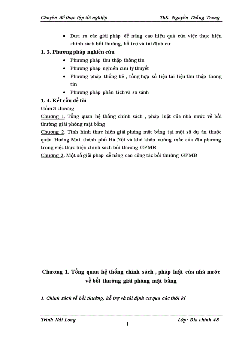 image for page Đánh giá thực trạng việc thực hiện chính sách bồi thường hỗ trợ tái định cư tại một số dự án thuộc quận Hoàng Mai thành phố Hà Nội