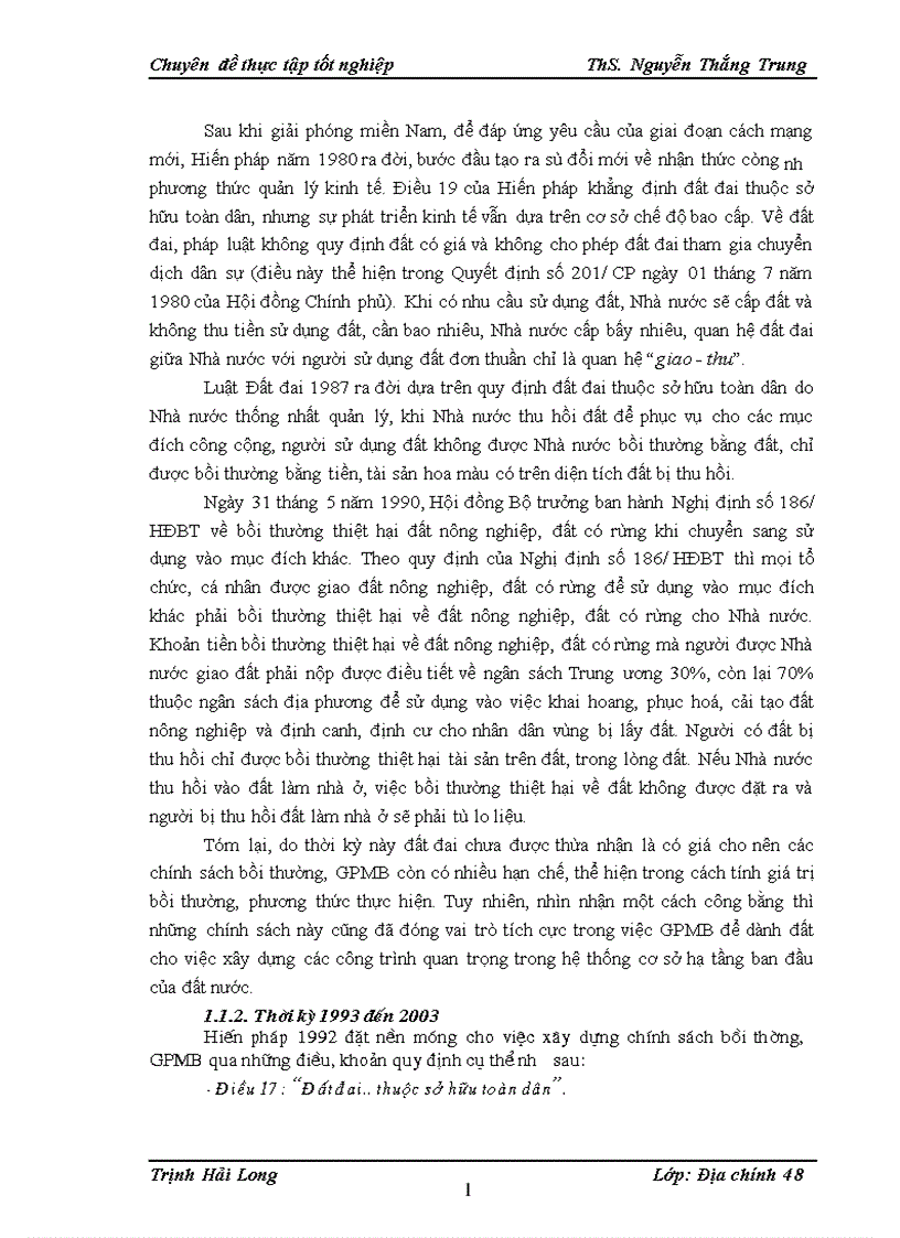 image for page Đánh giá thực trạng việc thực hiện chính sách bồi thường hỗ trợ tái định cư tại một số dự án thuộc quận Hoàng Mai thành phố Hà Nội