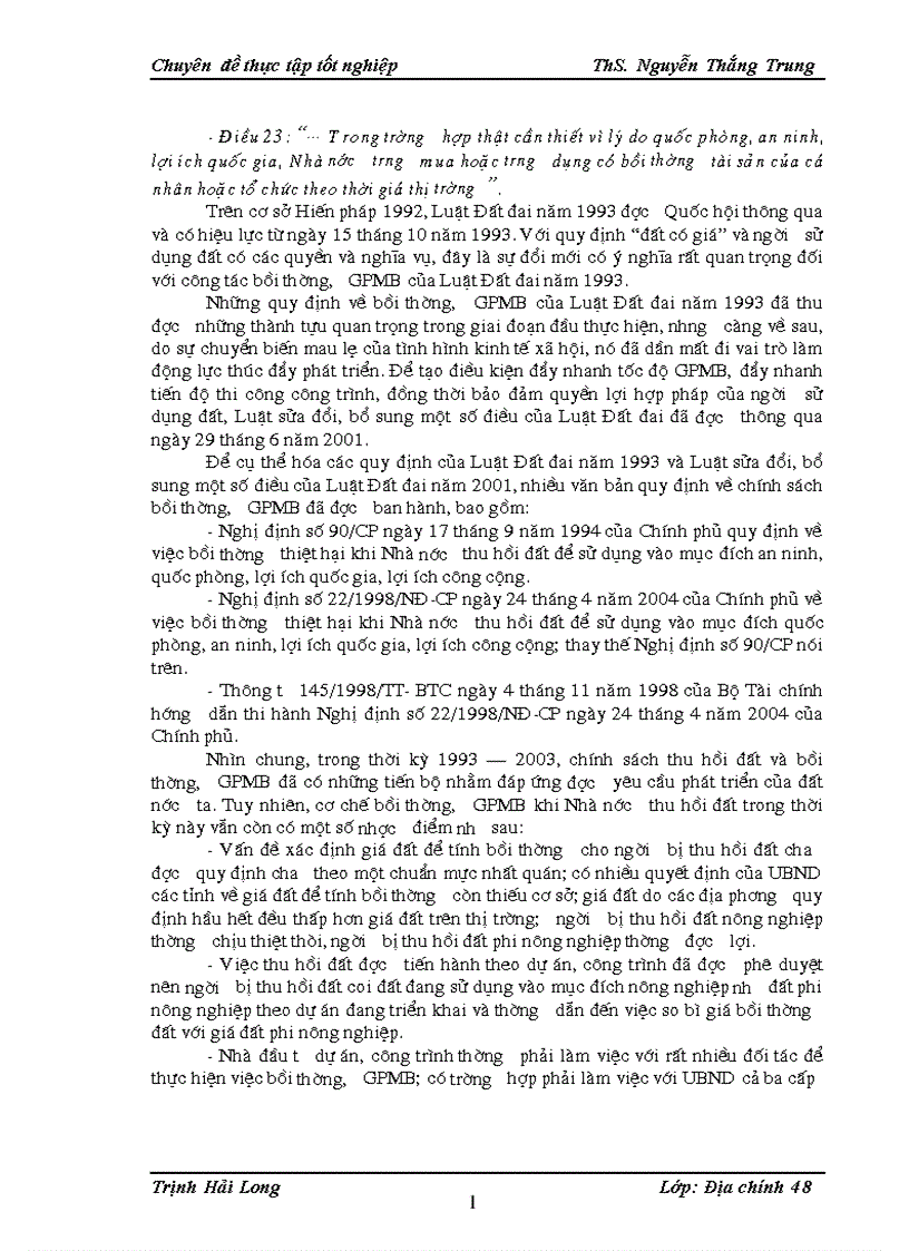 image for page Đánh giá thực trạng việc thực hiện chính sách bồi thường hỗ trợ tái định cư tại một số dự án thuộc quận Hoàng Mai thành phố Hà Nội
