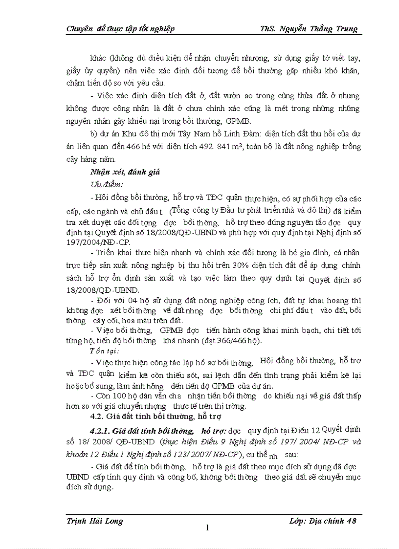 image for page Đánh giá thực trạng việc thực hiện chính sách bồi thường hỗ trợ tái định cư tại một số dự án thuộc quận Hoàng Mai thành phố Hà Nội