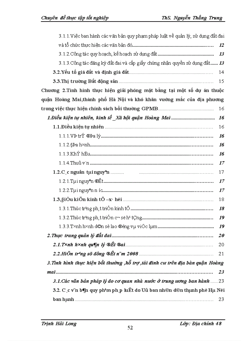 image for page Đánh giá thực trạng việc thực hiện chính sách bồi thường hỗ trợ tái định cư tại một số dự án thuộc quận Hoàng Mai thành phố Hà Nội