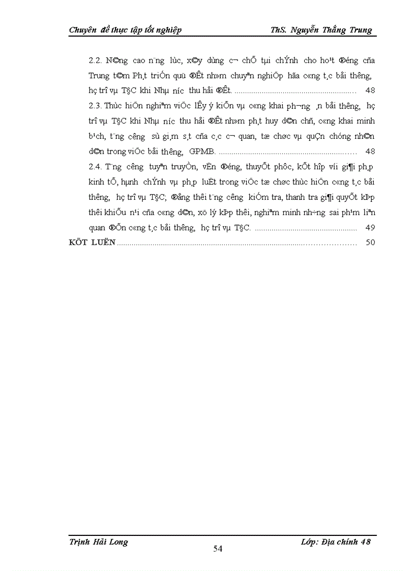 image for page Đánh giá thực trạng việc thực hiện chính sách bồi thường hỗ trợ tái định cư tại một số dự án thuộc quận Hoàng Mai thành phố Hà Nội