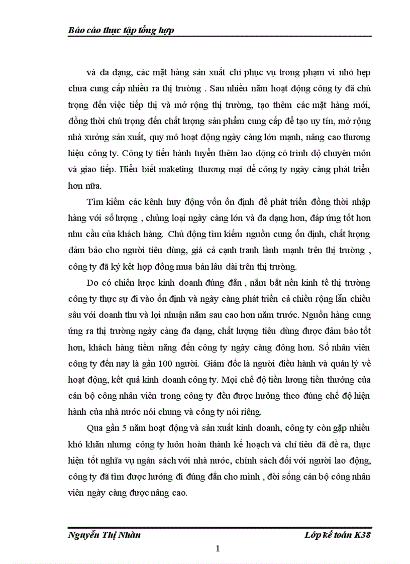 image for page Đánh giá khái quát thực trạng tổ chức hạch toán kế toán tại Công ty TNHH SX và TM Anh Anh