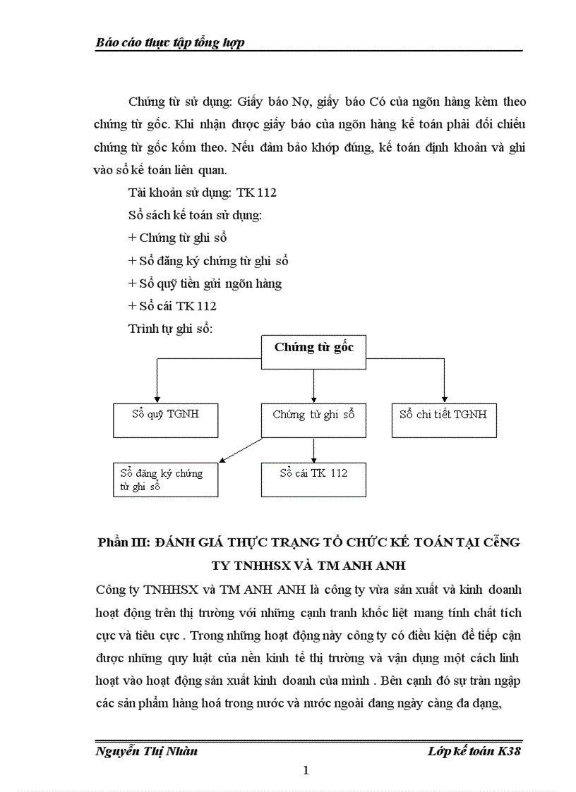 image for page Đánh giá khái quát thực trạng tổ chức hạch toán kế toán tại Công ty TNHH SX và TM Anh Anh