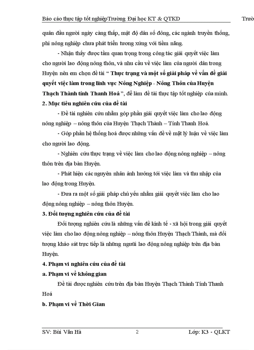 image for page Thực trạng và một số giải pháp về vấn đề giải quyết việc làm trong lĩnh vực Nông Nghiệp Nông Thôn của Huyện Thạch Thành tỉnh Thanh Hoá