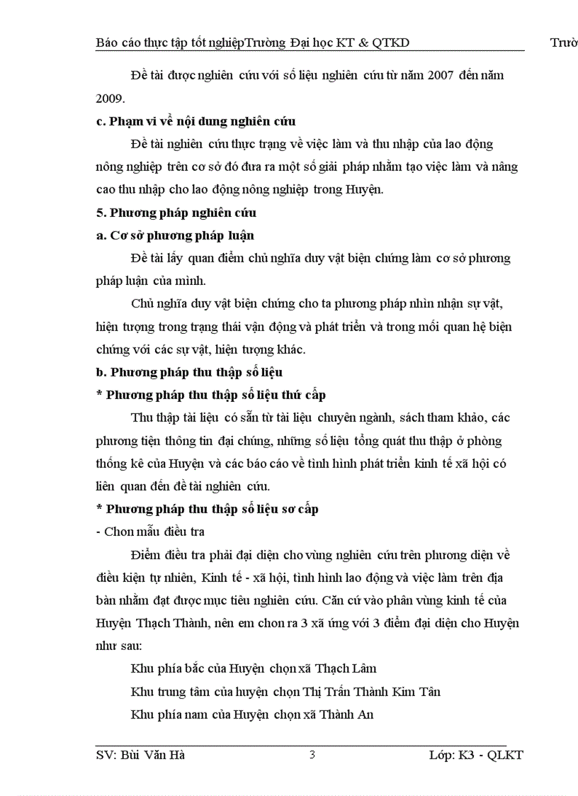 image for page Thực trạng và một số giải pháp về vấn đề giải quyết việc làm trong lĩnh vực Nông Nghiệp Nông Thôn của Huyện Thạch Thành tỉnh Thanh Hoá