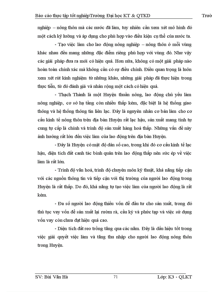 image for page Thực trạng và một số giải pháp về vấn đề giải quyết việc làm trong lĩnh vực Nông Nghiệp Nông Thôn của Huyện Thạch Thành tỉnh Thanh Hoá