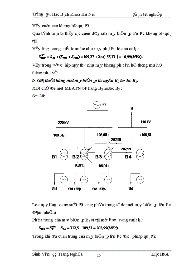 image for page Thiết kế phần điện nhà máy điện công suất 400MW