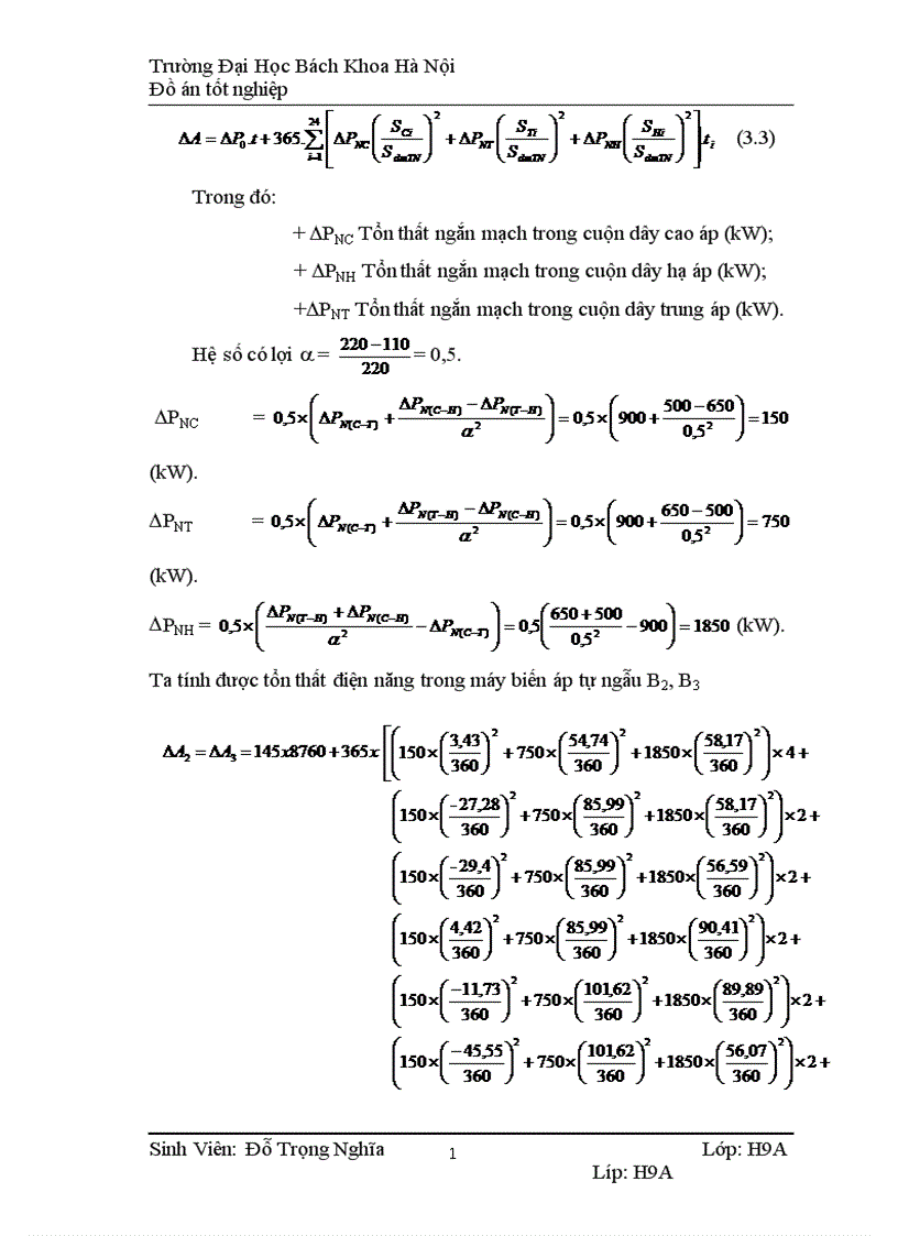 image for page Thiết kế phần điện nhà máy điện công suất 400MW