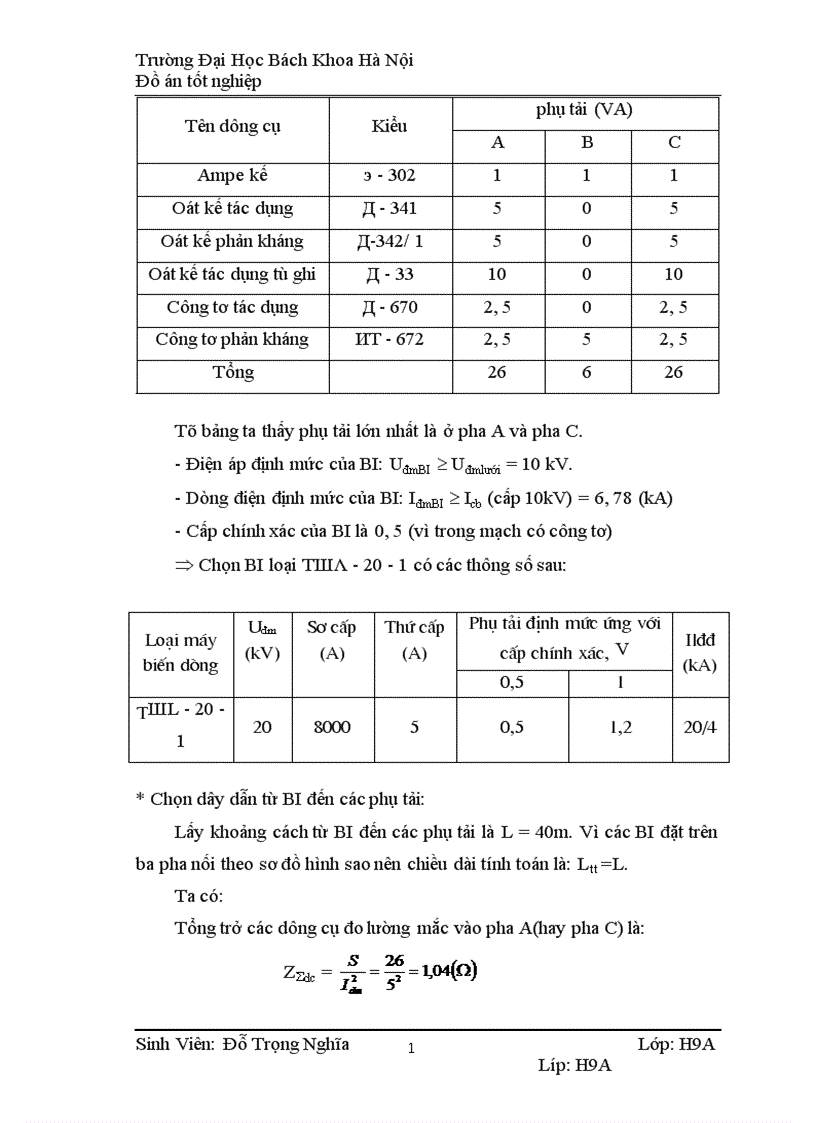 image for page Thiết kế phần điện nhà máy điện công suất 400MW