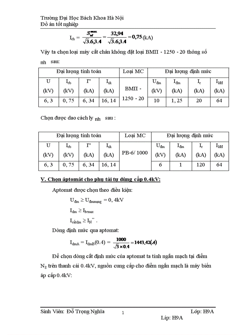 image for page Thiết kế phần điện nhà máy điện công suất 400MW