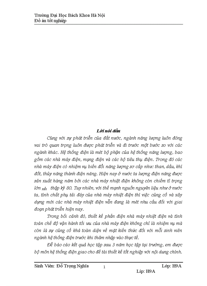 image for page Thiết kế phần điện nhà máy điện công suất 400MW