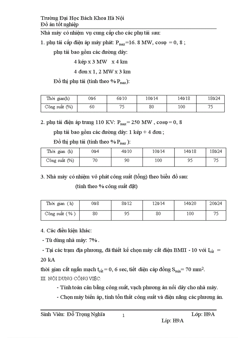 image for page Thiết kế phần điện nhà máy điện công suất 400MW