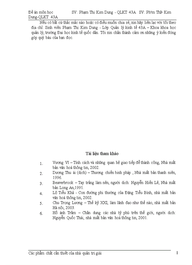 image for page Các phẩm chất cần thiết của nhà quản trị giỏi 1