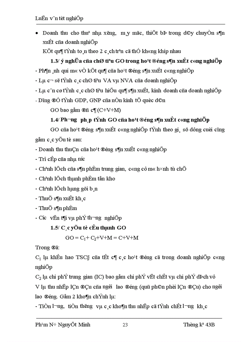 image for page Vận dụng một số phương pháp thống kê phân tích kết quả sản xuất kinh doanh của ngành Công nghiệp Chế biến Việt Nam thời kỳ 1997 2004