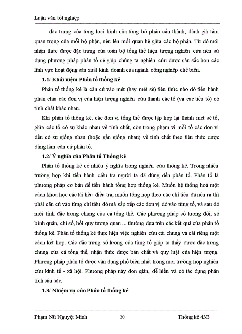 image for page Vận dụng một số phương pháp thống kê phân tích kết quả sản xuất kinh doanh của ngành Công nghiệp Chế biến Việt Nam thời kỳ 1997 2004