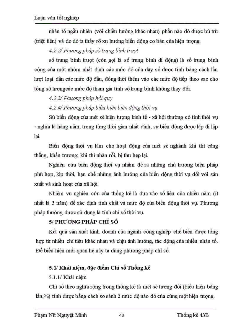 image for page Vận dụng một số phương pháp thống kê phân tích kết quả sản xuất kinh doanh của ngành Công nghiệp Chế biến Việt Nam thời kỳ 1997 2004