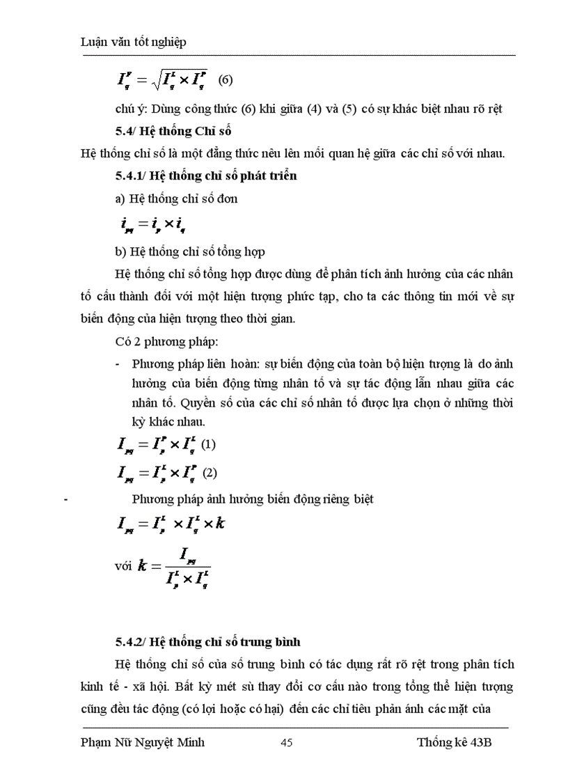 image for page Vận dụng một số phương pháp thống kê phân tích kết quả sản xuất kinh doanh của ngành Công nghiệp Chế biến Việt Nam thời kỳ 1997 2004