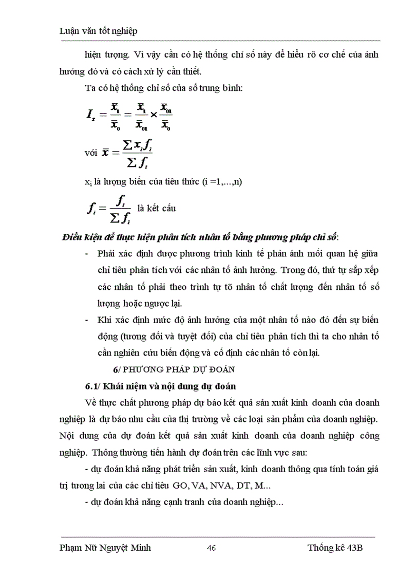 image for page Vận dụng một số phương pháp thống kê phân tích kết quả sản xuất kinh doanh của ngành Công nghiệp Chế biến Việt Nam thời kỳ 1997 2004