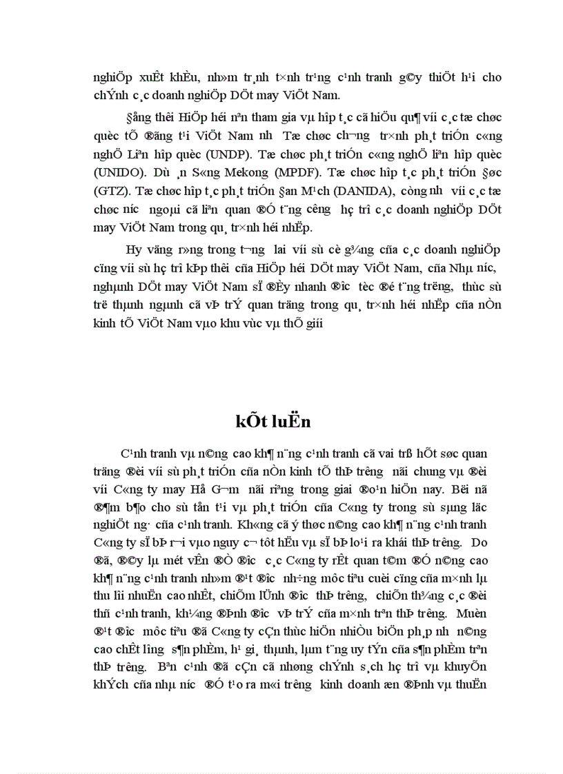 image for page Một số giải pháp nhằm nâng cao khả năng cạnh tranh của Công ty may Hồ Gươm 1