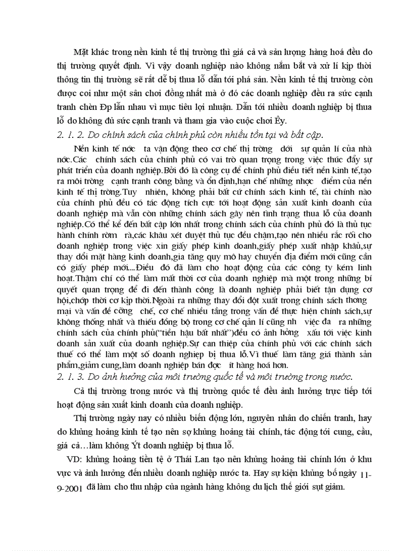 image for page Giải pháp kinh tế cho các doanh nghiệp làm ăn thua lỗ 1