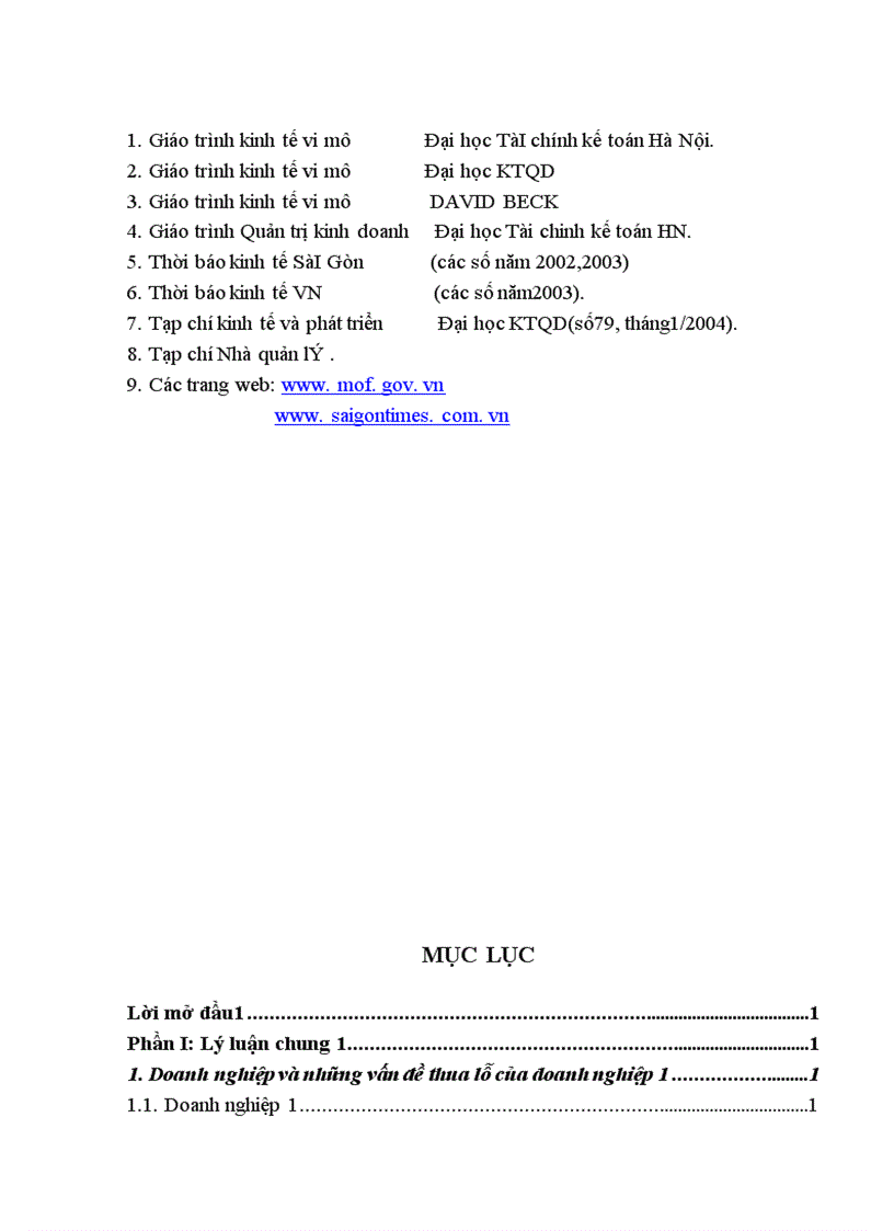 image for page Giải pháp kinh tế cho các doanh nghiệp làm ăn thua lỗ 1