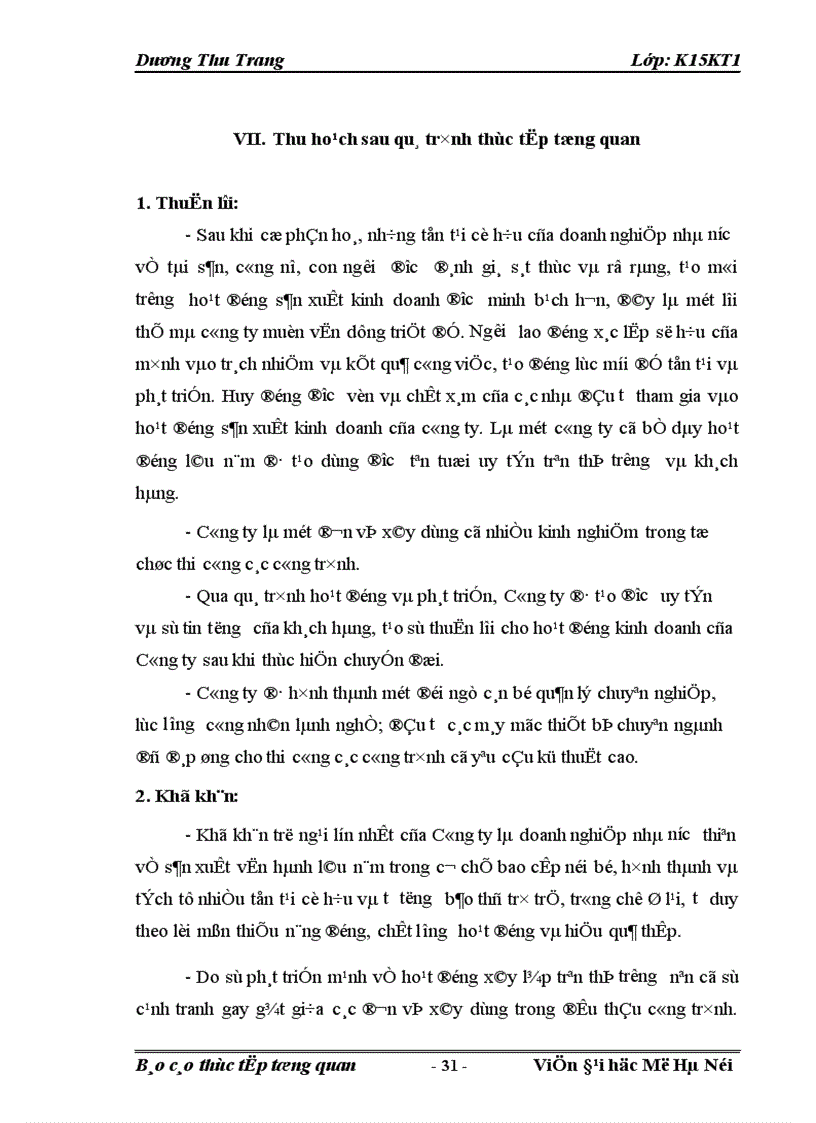 image for page Báo cáo thực tập tại Công ty cổ phần Sông Đà 1 1