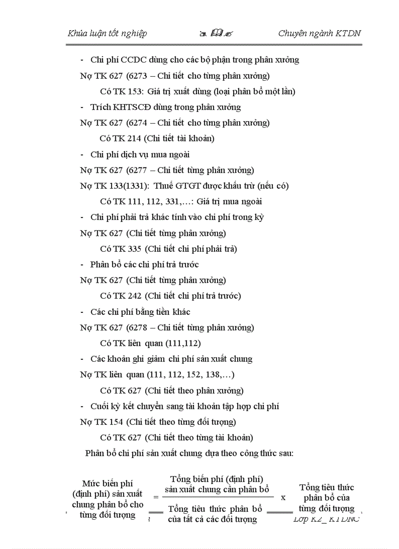 image for page Tình hình tổ chức công tác kế toán tập hợp chi phí sản xuất và tính giá thành sản phẩm ở Công ty cổ phần Cơ khí