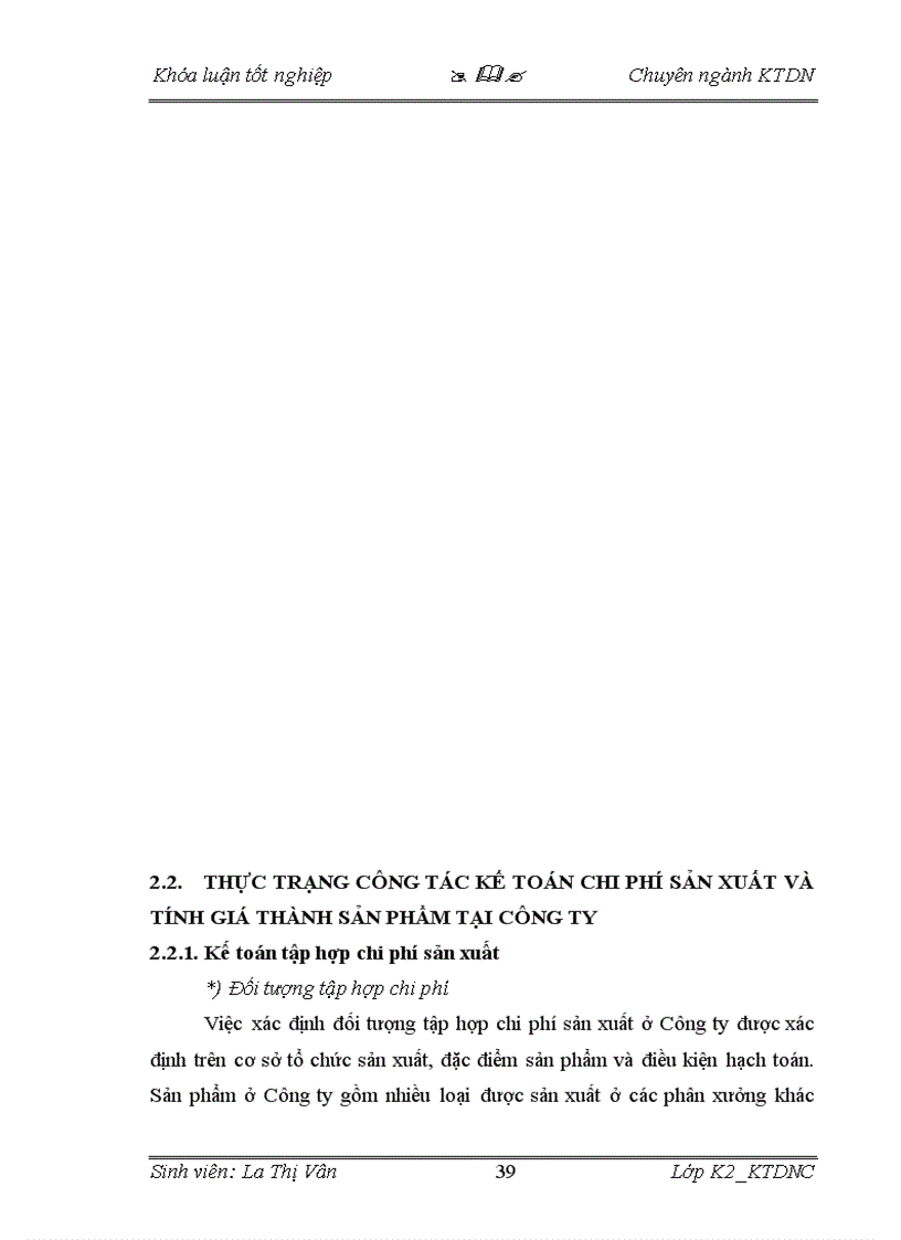 image for page Tình hình tổ chức công tác kế toán tập hợp chi phí sản xuất và tính giá thành sản phẩm ở Công ty cổ phần Cơ khí
