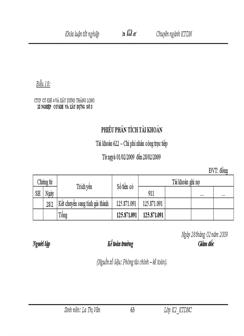 image for page Tình hình tổ chức công tác kế toán tập hợp chi phí sản xuất và tính giá thành sản phẩm ở Công ty cổ phần Cơ khí