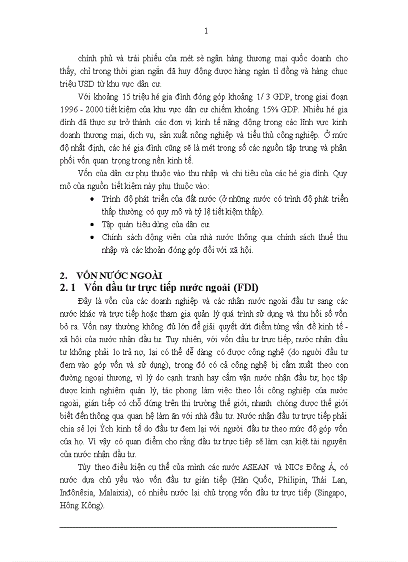 image for page Tình hình huy động vốn đầu tư phát triển ở Việt Nam 1