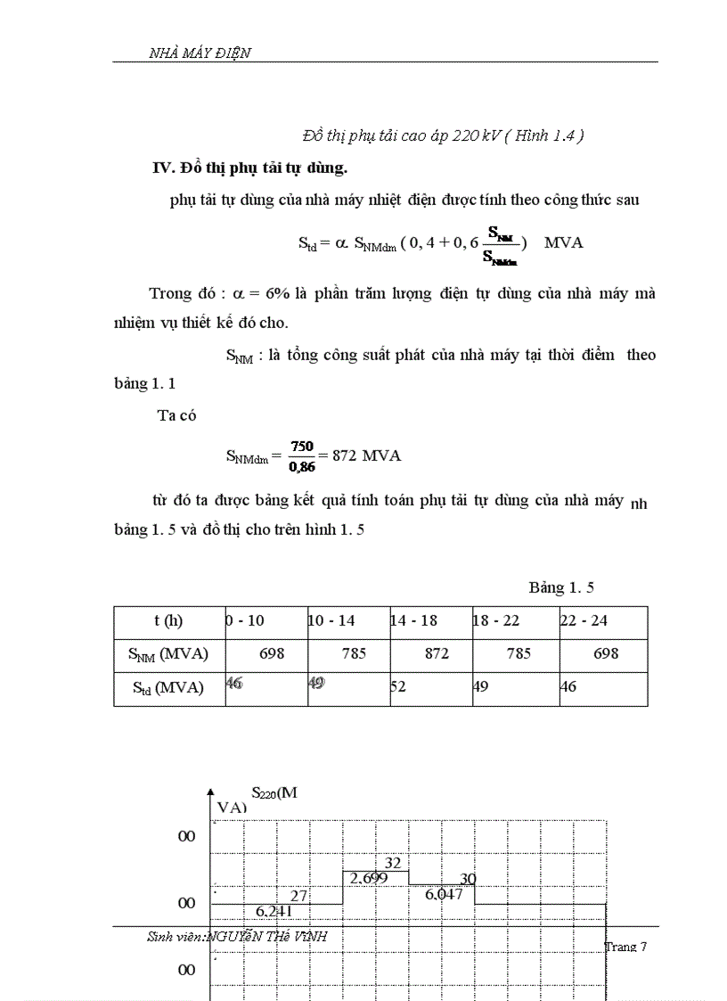 image for page Chọn sơ đồ và thiết bị điện cho tự dùng