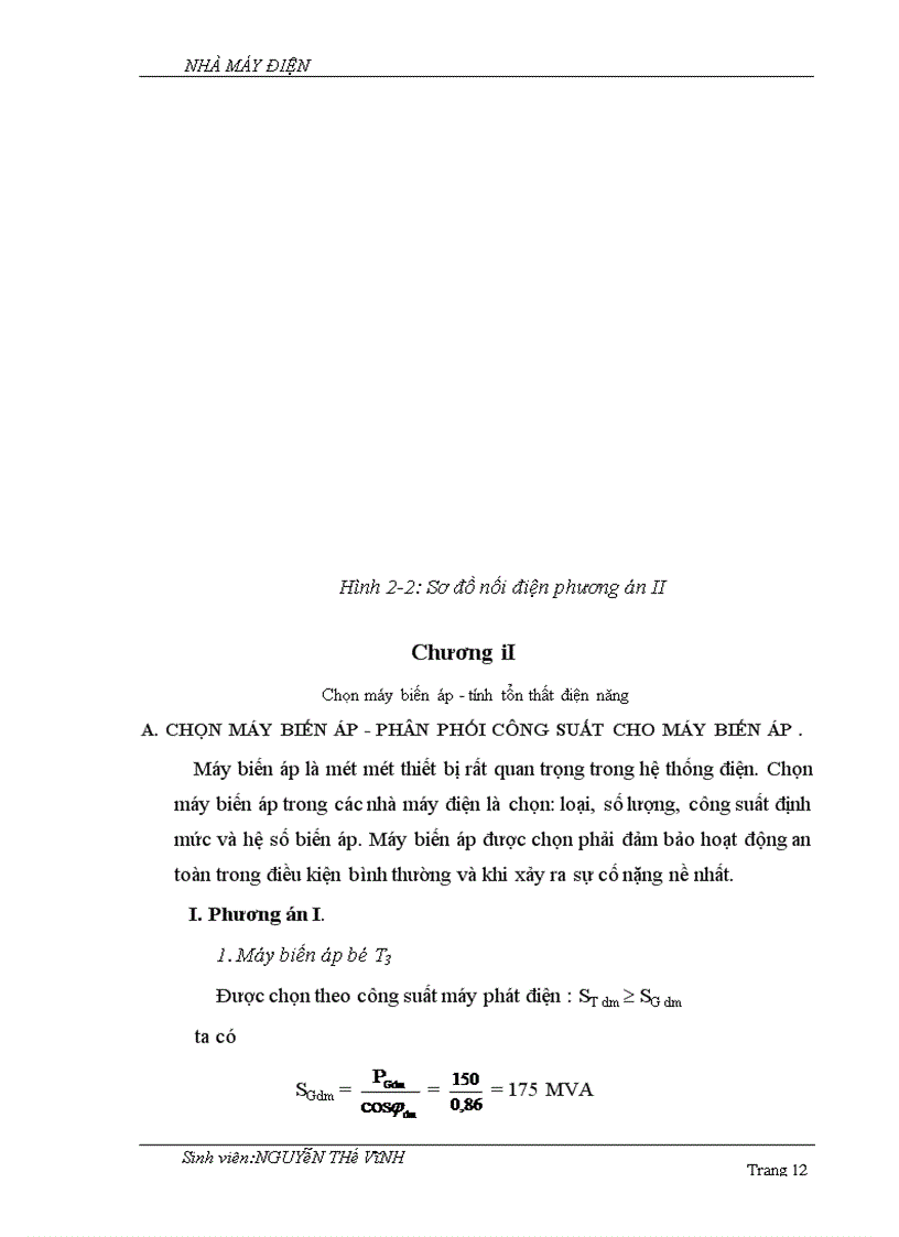 image for page Chọn sơ đồ và thiết bị điện cho tự dùng