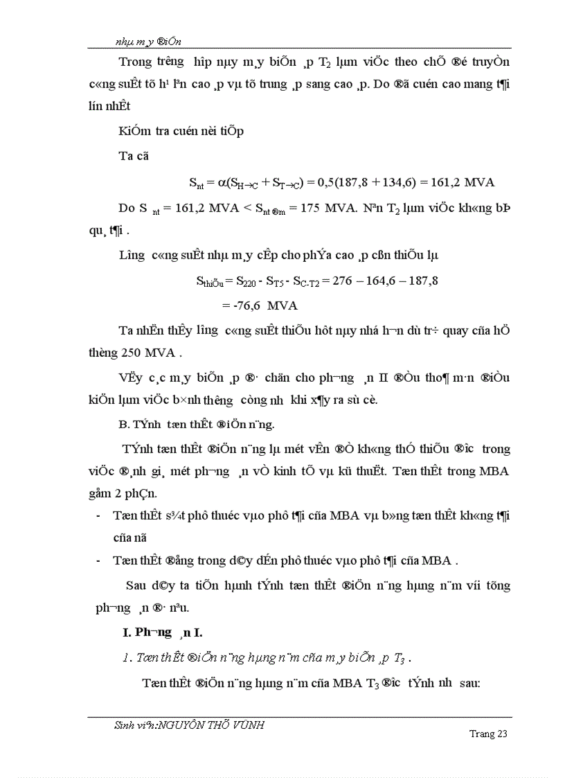 image for page Chọn sơ đồ và thiết bị điện cho tự dùng
