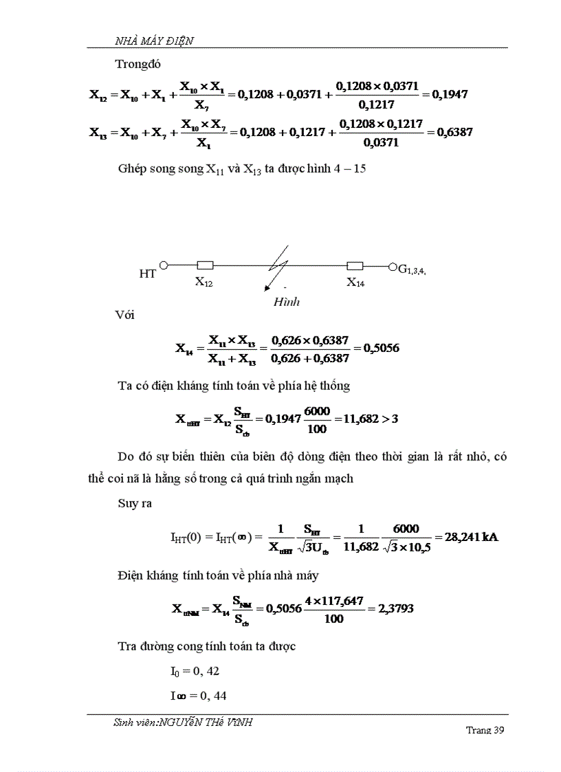 image for page Chọn sơ đồ và thiết bị điện cho tự dùng
