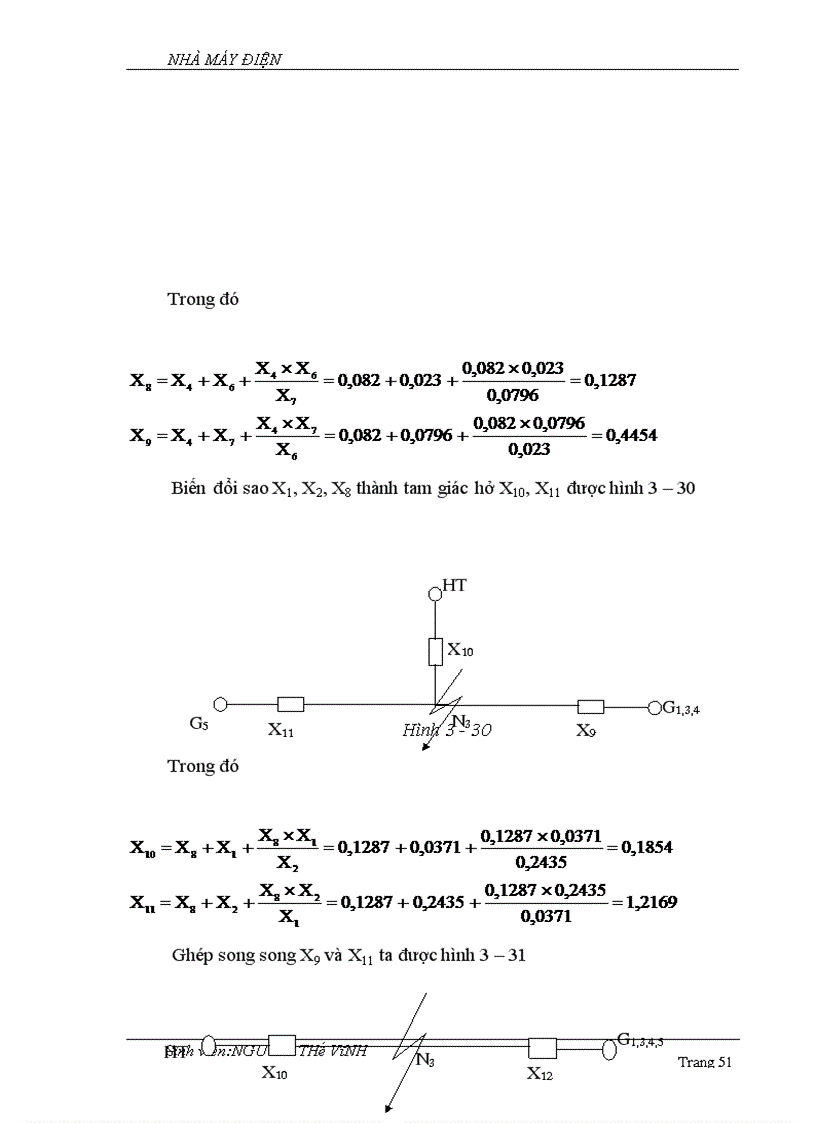 image for page Chọn sơ đồ và thiết bị điện cho tự dùng