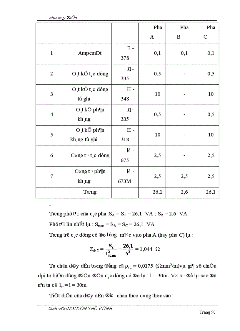 image for page Chọn sơ đồ và thiết bị điện cho tự dùng