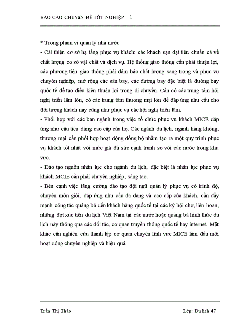 image for page Xây dựng và tổ chức thực hiện một vài chương trình du lịch đặc trưng dành cho đối tượng khách du lịch MICE tại công ty TNHH Du lịch và dịch vụ Hà Long