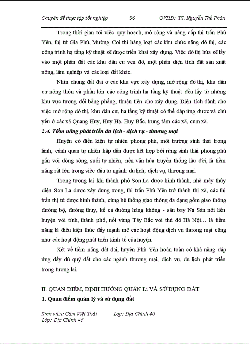 image for page Tình hình quản lý sử dụng đất trên địa bàn huyện Phù Yên tỉnh Sơn La