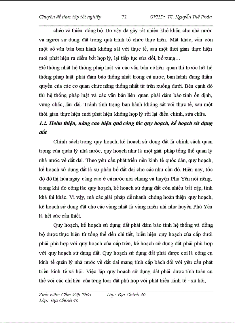 image for page Tình hình quản lý sử dụng đất trên địa bàn huyện Phù Yên tỉnh Sơn La