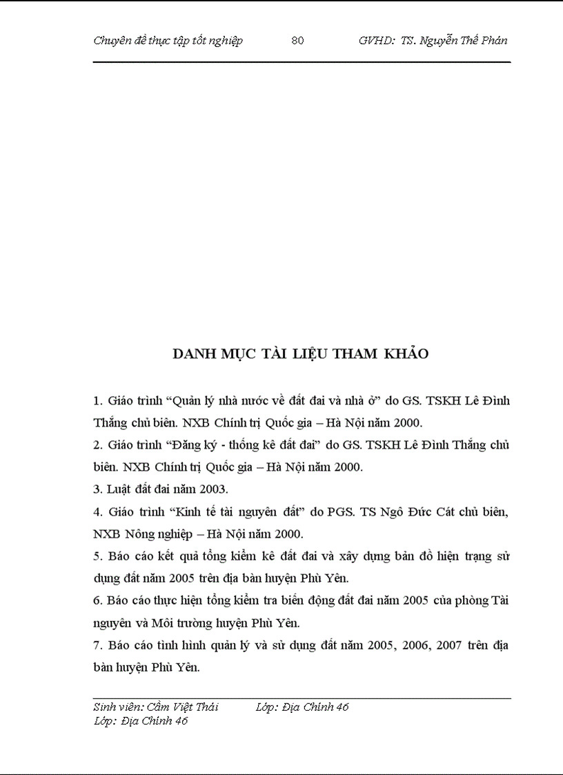 image for page Tình hình quản lý sử dụng đất trên địa bàn huyện Phù Yên tỉnh Sơn La