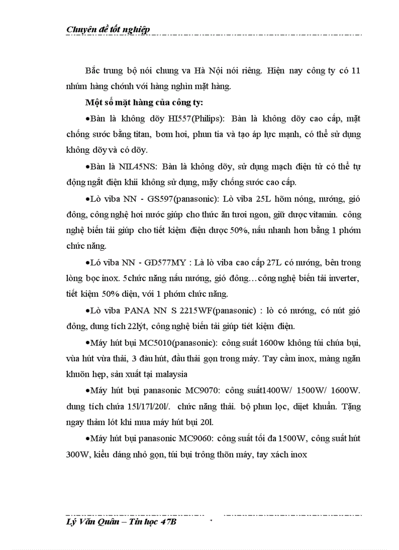 image for page Xây dựng phần mềm quản lý bán hàng tại công ty TNHH Điện Máy Thái Bình Dương