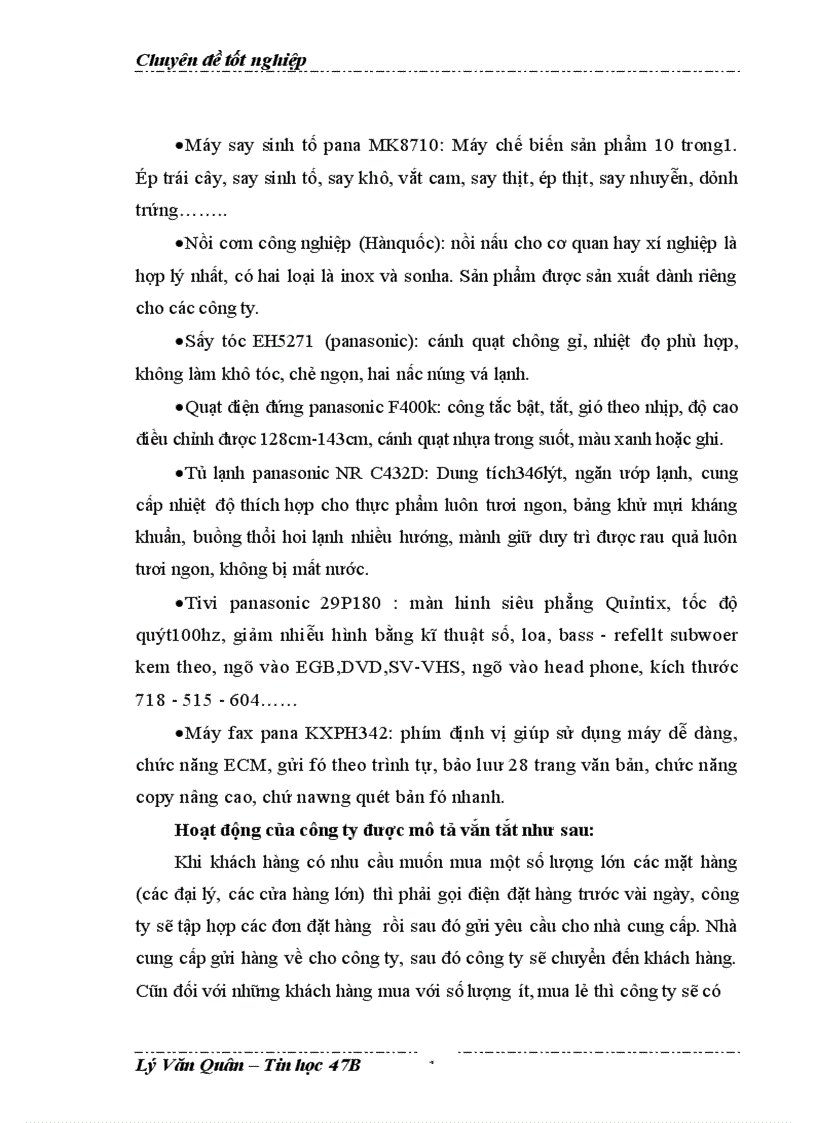 image for page Xây dựng phần mềm quản lý bán hàng tại công ty TNHH Điện Máy Thái Bình Dương