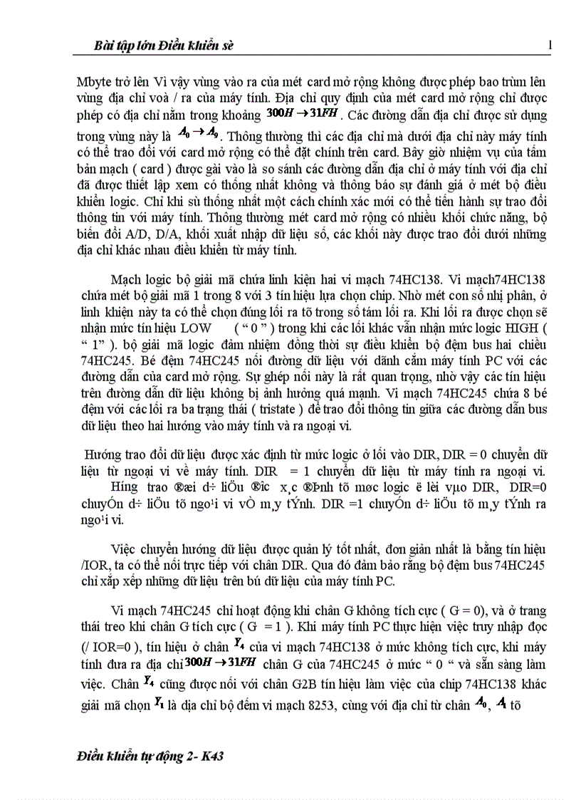 image for page Phân tích chất lượng hệ thống điều khiển số