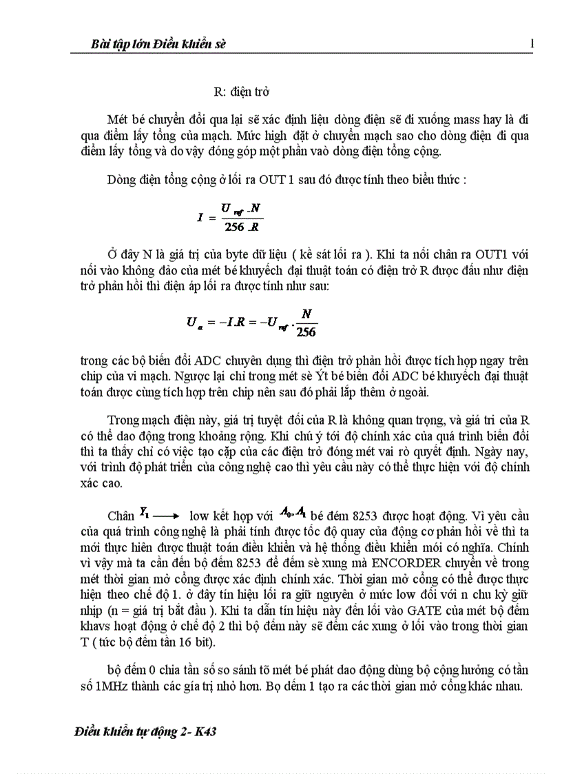 image for page Phân tích chất lượng hệ thống điều khiển số