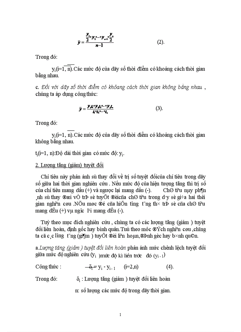 image for page Vận dụng phương pháp dãy số thời gian phân tích và dợ đoán sản lượng lúa việt nam đến năm 2002 1