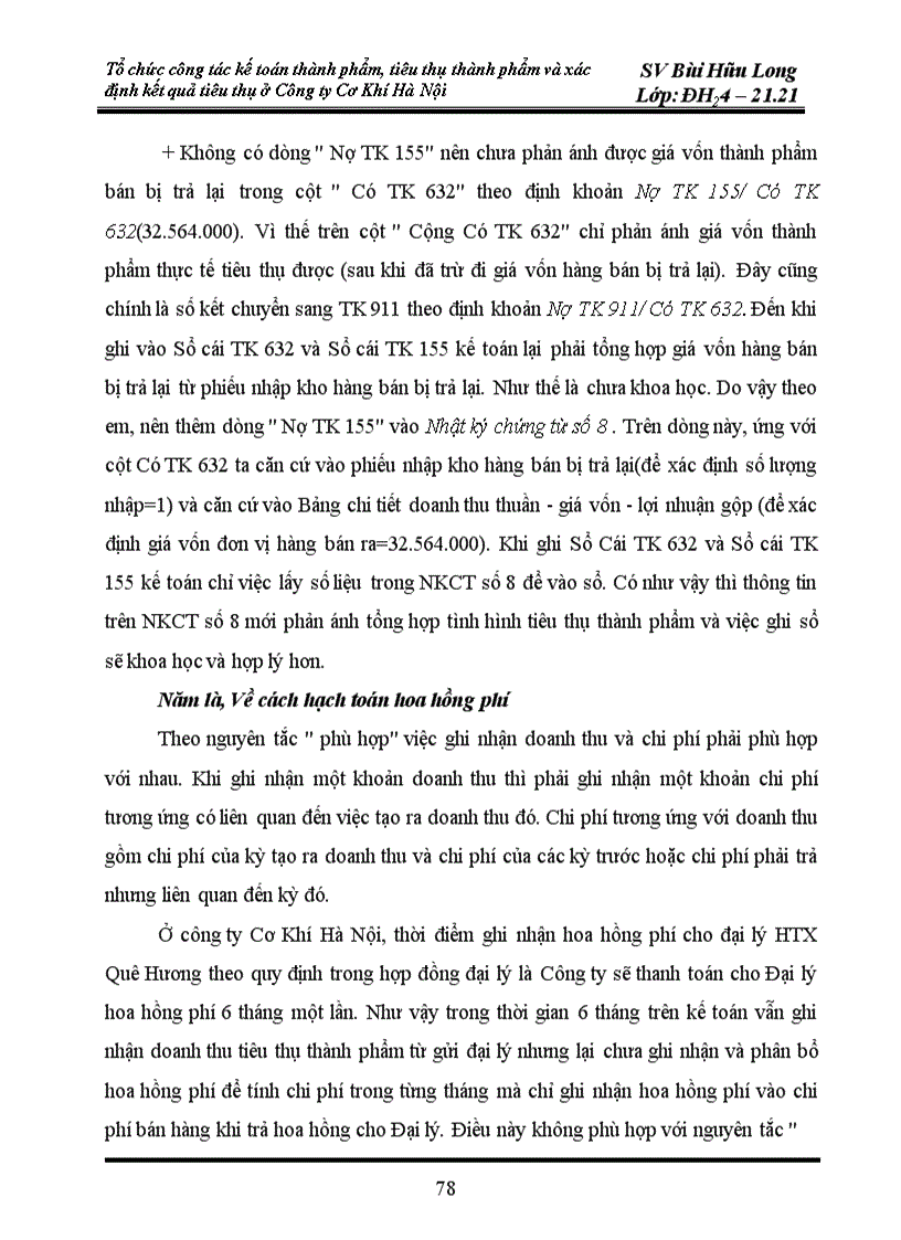 image for page Tổ chức công tác kế toán thành phẩm và tiêu thụ thành phẩm và xác định kết quả tiêu thụ ở công ty cơ khí Hà Nội 1
